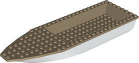 LEGO® los onderdeel Boot in kleur Wit 92710c05
