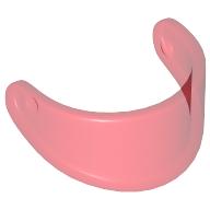 LEGO® onderdeel Hoofddeksel Accessoire Doorzichtig Rood 2447