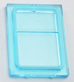 LEGO® Venster, Ruit en Luik Doorzichtig Lichtblauw 35157