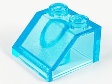 Plaatje in Gallery viewer laden, LEGO® onderdeel Dakpan Algemeen Doorzichtig Lichtblauw 3039