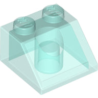 Plaatje in Gallery viewer laden, LEGO® onderdeel Dakpan Algemeen Doorzichtig Lichtblauw 3039
