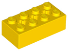 LEGO® los onderdeel Technische Steen in kleur Geel 39789