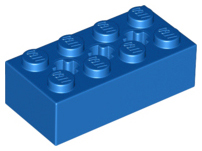 Plaatje in Gallery viewer laden, LEGO® los onderdeel Technische Steen in kleur Blauw 39789