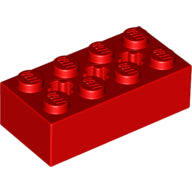 LEGO® los onderdeel Technische Steen in kleur Rood 39789