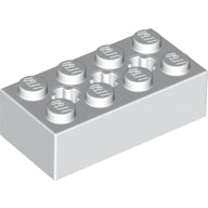 LEGO® los onderdeel Technische Steen in kleur Wit 39789