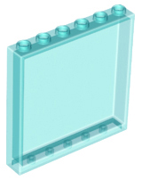 Plaatje in Gallery viewer laden, LEGO® los onderdeel Paneel Doorzichtig Lichtblauw 59349
