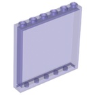 LEGO® los onderdeel Paneel in kleur Doorzichtig Paars 59349