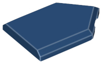 Plaatje in Gallery viewer laden, LEGO® los onderdeel Tegel Aangepast Donkerblauw 22385