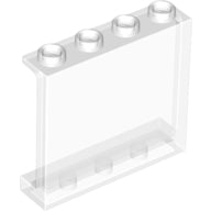 Plaatje in Gallery viewer laden, LEGO® los onderdeel Paneel in kleur Doorzichtig 60581