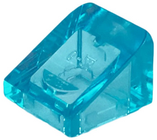 Plaatje in Gallery viewer laden, LEGO® onderdeel Dakpan Algemeen Doorzichtig Lichtblauw 54200