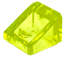 Plaatje in Gallery viewer laden, LEGO® onderdeel Dakpan Algemeen Doorzichtig Neon Groen 54200