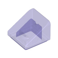 Plaatje in Gallery viewer laden, LEGO® los onderdeel Dakpan Algemeen Doorzichtig Paars 54200