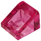 LEGO® onderdeel Dakpan Algemeen Doorzichtig Donkerroze 54200