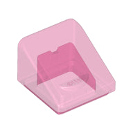 Plaatje in Gallery viewer laden, LEGO® onderdeel Dakpan Algemeen Doorzichtig Donkerroze 54200