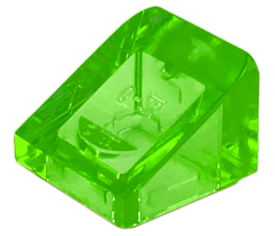 LEGO® Dakpan Algemeen Doorschijnend Helder Groen 54200