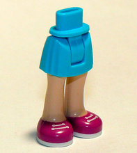 Plaatje in Gallery viewer laden, LEGO® los onderdeel Benen Medium Azuurblauw 92252c00pb020