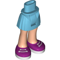 Plaatje in Gallery viewer laden, LEGO® los onderdeel Benen Medium Azuurblauw 92252c00pb020
