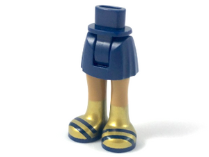 LEGO® los onderdeel Benen in kleur Donkerblauw 92252c00pb022