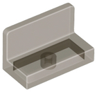 LEGO® los onderdeel Paneel in kleur Doorzichtig Zwart 4865b