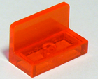 LEGO® los onderdeel Paneel Doorzichtig Neon Oranje 4865b
