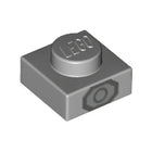 LEGO® Plaat met Motief Licht Blauwachtig Grijs 3024pb011