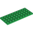 LEGO® los onderdeel Plaat Algemeen in kleur Groen 3030
