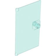 LEGO® los onderdeel Deur Doorzichtig Lichtblauw 60616