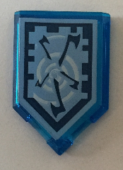 LEGO® 22385pb043 in kleur Doorzichtig Donkerblauw