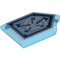 Plaatje in Gallery viewer laden, LEGO® 22385pb043 in kleur Doorzichtig Donkerblauw