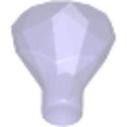 LEGO® los onderdeel Rots in kleur Doorzichtig Paars 30153