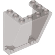 LEGO® los onderdeel Voorruit Doorzichtig Zwart 72475