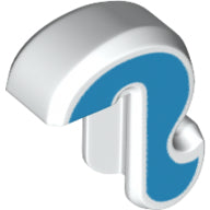 Plaatje in Gallery viewer laden, LEGO® los onderdeel Dier Onderdelen met Motief Wit 15429pb05