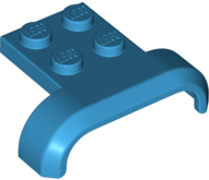 LEGO® los onderdeel Spatbord Donker Azuurblauw 28326