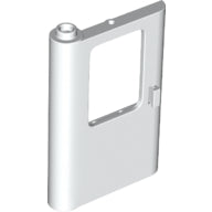 LEGO® los onderdeel Deur in kleur Wit 43967