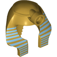 LEGO® los onderdeel Hoofddeksels in kleur Geelbruin x177pb05