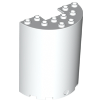 LEGO® los onderdeel Cilinder in kleur Wit 87926