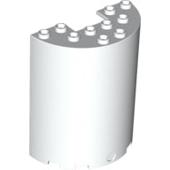 LEGO® los onderdeel Cilinder in kleur Wit 87926