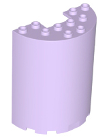 LEGO® los onderdeel Cilinder in kleur Lavendel 87926