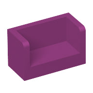 Plaatje in Gallery viewer laden, LEGO® los onderdeel Paneel in kleur Magenta 23969