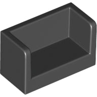 Plaatje in Gallery viewer laden, LEGO® los onderdeel Paneel in kleur Zwart 23969