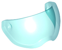 LEGO® Hoofddeksel Accessoire Doorzichtig Lichtblauw 41805