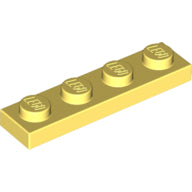 Plaatje in Gallery viewer laden, LEGO® los onderdeel Plaat Algemeen Helder Lichtgeel 3710