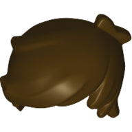 LEGO® los onderdeel Haar in kleur Donker Bruin 40938