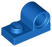 LEGO® los onderdeel Plaat Aangepast in kleur Blauw 11458