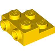 LEGO® los onderdeel Plaat Aangepast in kleur Geel 99206