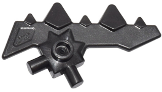 LEGO® los onderdeel Wapen in kleur Parel Donkergrijs 23861