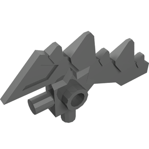 LEGO® los onderdeel Wapen in kleur Parel Donkergrijs 23861