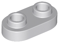 LEGO® los onderdeel Plaat Rond Licht Blauwachtig Grijs 35480