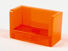 LEGO® los onderdeel Paneel Doorzichtig Neon Oranje 23969