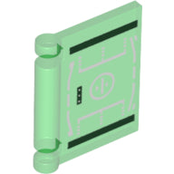 Plaatje in Gallery viewer laden, LEGO® Accessoire met Motief Doorzichtig Groen 24093pb012